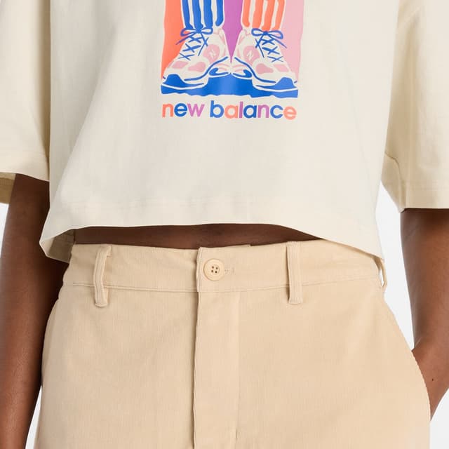 Thumbnail 3 de New Balance Falda midi Stretch Corduroy de mujer