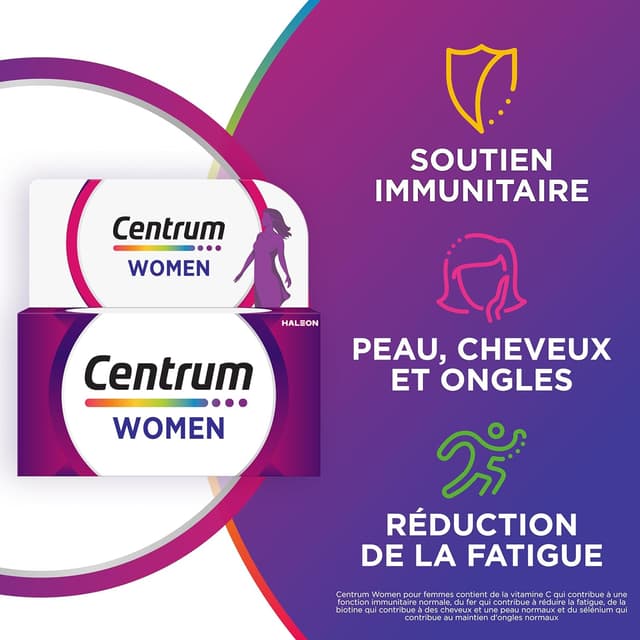 Thumbnail 2 de Centrum Women multivitamines 60 comprimés 💊