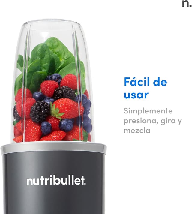 Detalle 1 de NutriBullet Original 600 - Batidora Multifuncional y Compacta 🍹