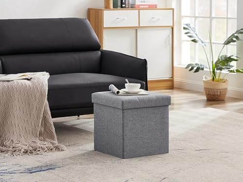 Detalle 2 de Madera Nieve Banco 38x38x38 cm para hogar