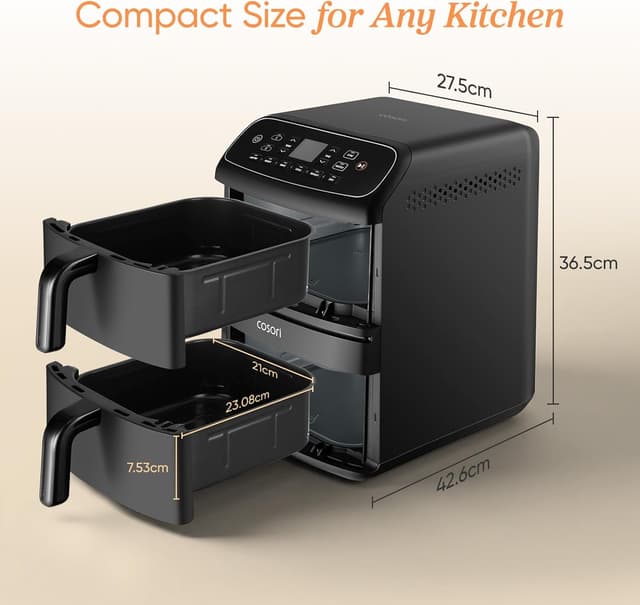 Thumbnail 6 de Cosori Air Fryer Turbo Tower Compact 8.6L