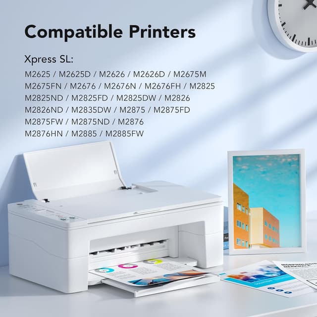 Detalle 2 de Colorfly D116L/D116S Compatible Toner Cartridges (2 Black) for Samsung SL-M2625d & M2885 Series