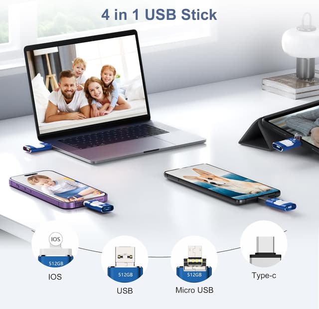 Detalle de Ryican Chiavetta USB 512GB per Phone
