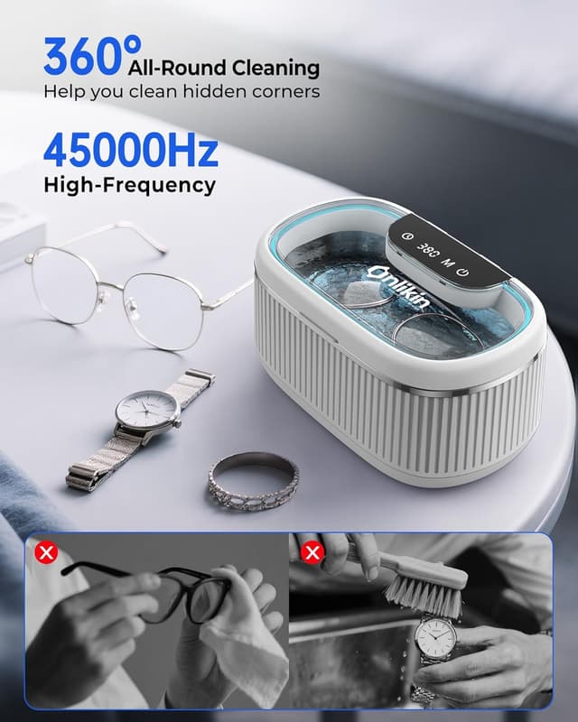 Thumbnail 3 de onlikin 35W Ultrasonic Jewelry Cleaner