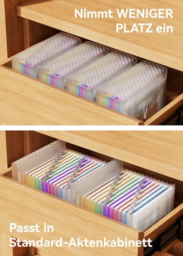 Detalle 1 de ABC life A4 Dokumentenmappe 13 Fächer