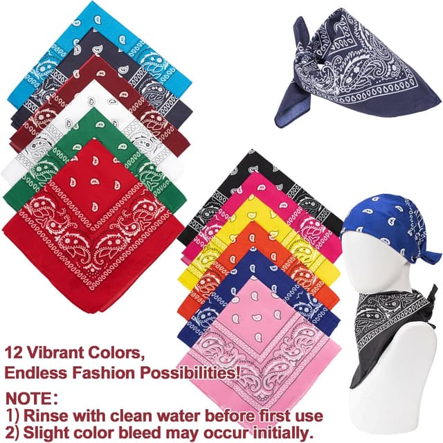 Thumbnail 2 de Vinuwu 12 Pack Bandana Paisley