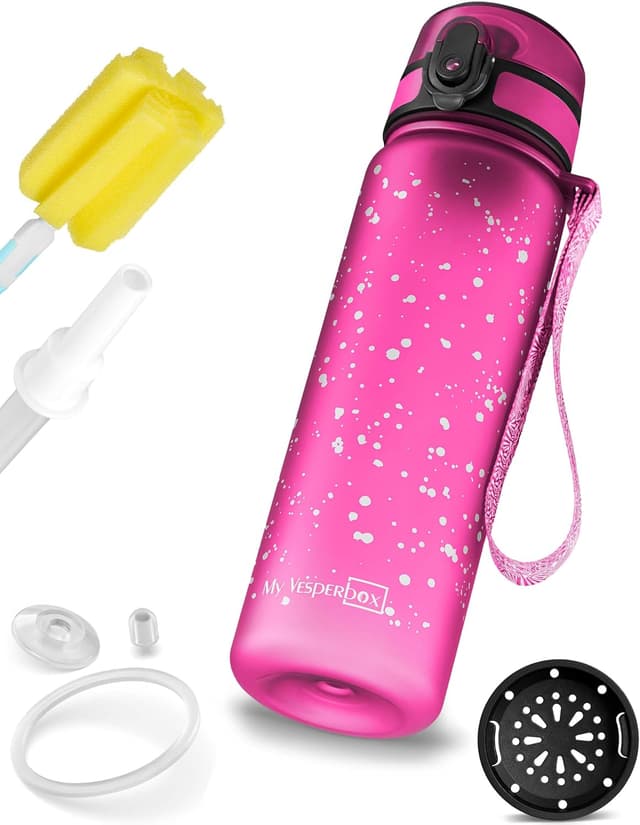 Imagen de My Vesperbox® Kinder-Trinkflasche 500 ml – auslaufsicher, kohlensäuregeeignet, inkl. Ersatzdichtung en OfertitasTOP
