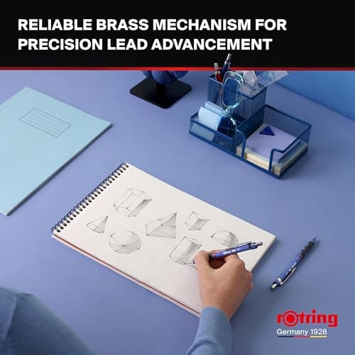 Detalle 2 de Rotring Tikky Portaminas 0,7 mm HB, cuerpo iris ✏