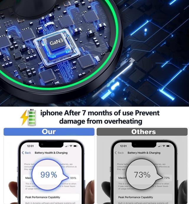 Thumbnail 3 de Magnetic Wireless Charger Stand 15W