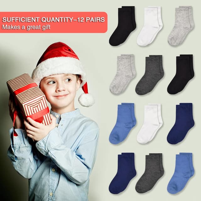 Thumbnail 5 de GENTABY Boys Sports Socks 15 Pairs
