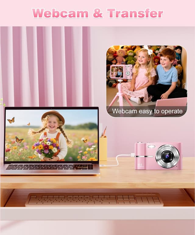 Thumbnail 6 de EJXHKNF Digital Camera 50MP, 1080P FHD