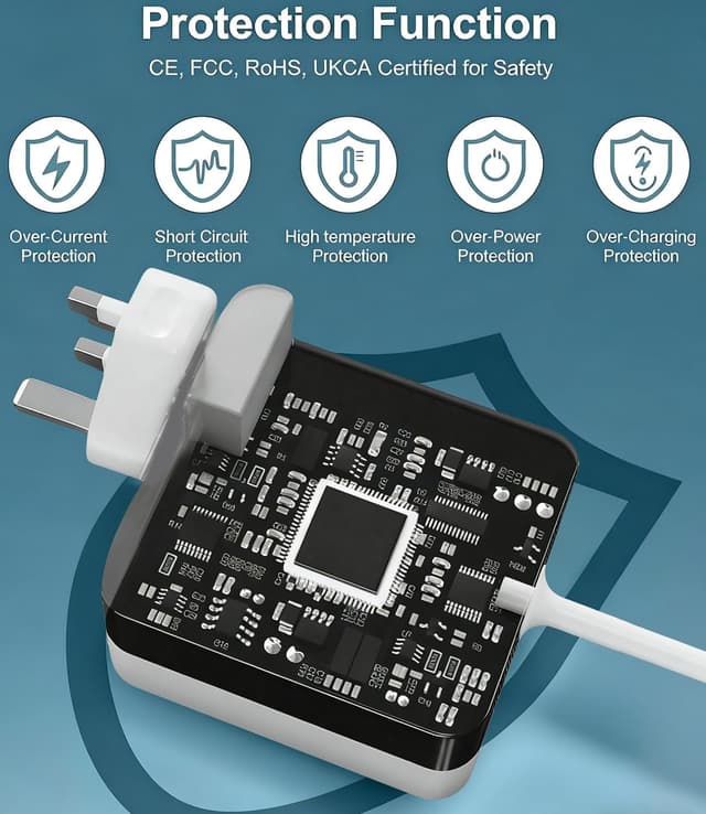 Detalle de Cluvox 45W T-Tip MacBook Air charger