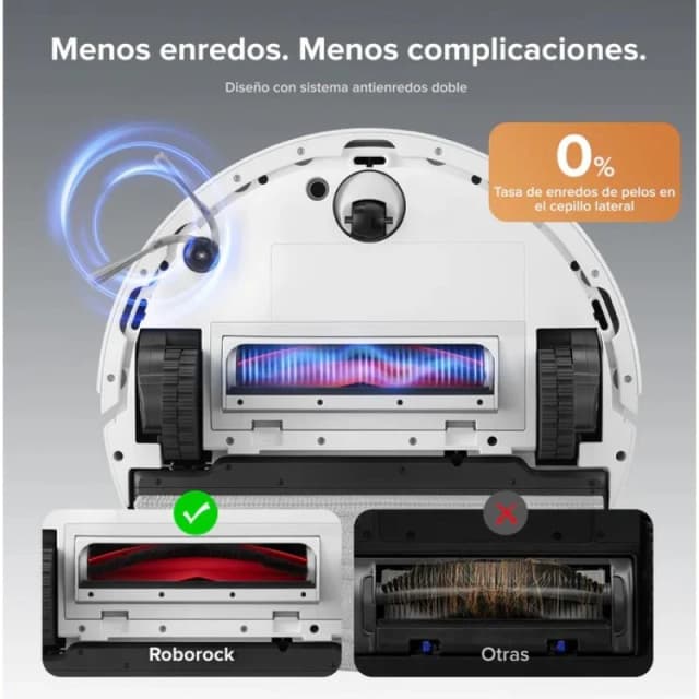 Detalle de Robot aspirador Roborock Q10 S5+ con autovaciado y fregado VibraRise 🚀