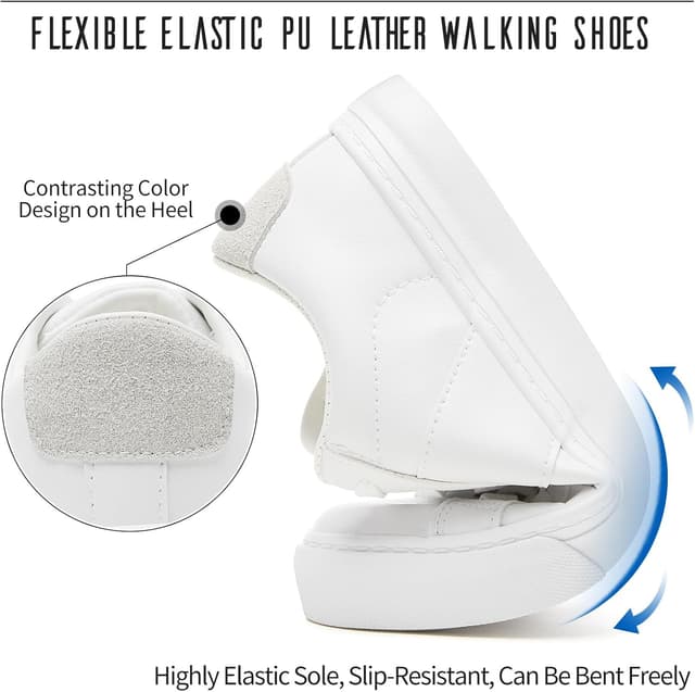 Thumbnail 4 de Adokoo Women's PU Leather Sneakers