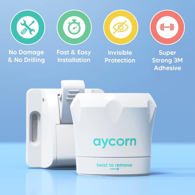 Thumbnail 3 de AYCORN Magnetic Safety Cupboard Locks 10x