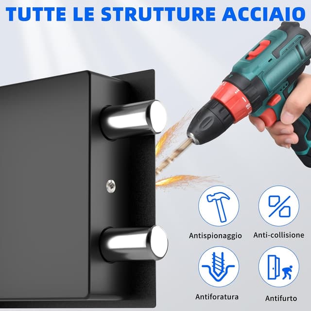 Thumbnail 5 de 6,6‑L Tresor für Zuhause – Elektronischer Safe 🔐