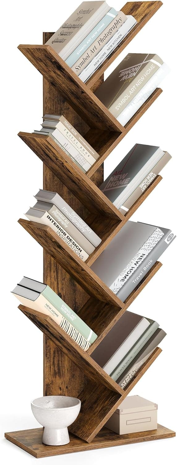 Detalle de VASAGLE Librería árbol LBC11BX 9 niveles