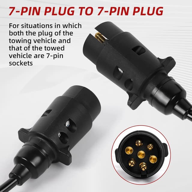 Thumbnail 1 de Yinaolan 7 Polig Anhängerkabel 2,5 m