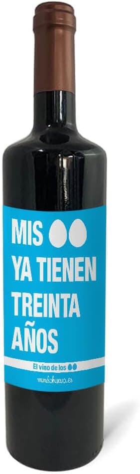 Imagen de Mis Huevos ya Tienen 30 Años: Botella de Vino 🍷 en OfertitasTOP
