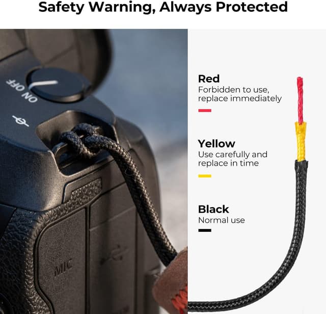 Detalle 2 de K&F CONCEPT Correa de hombro para cámara 160 cm