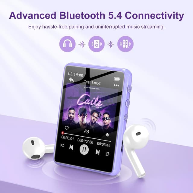 Thumbnail 4 de ZAQE 128 GB Reproductor MP3 Bluetooth 5.3