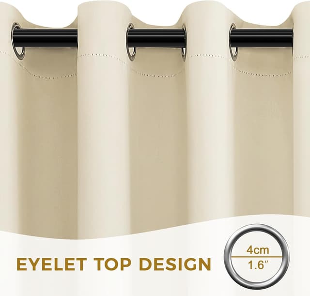 Thumbnail 1 de MRTREES Verdunkelungsvorhänge Beige 140x230