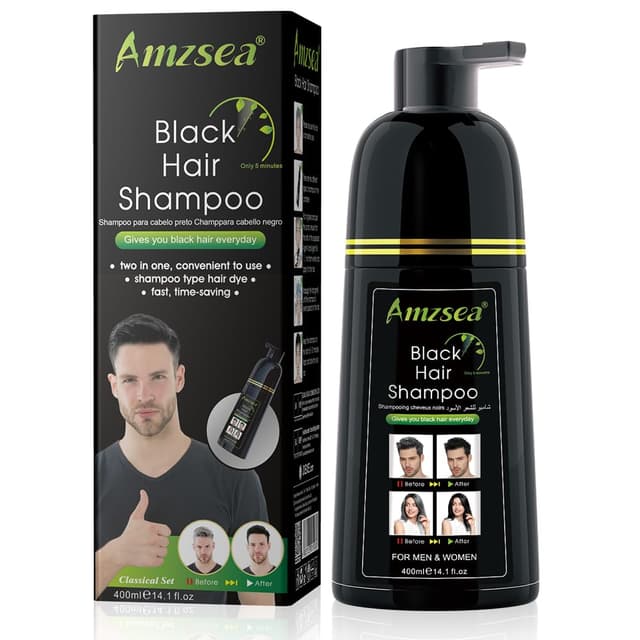 Imagen de Instant Black Hair Shampoo Haarfärbeshampoo 30 Tage en OfertitasTOP