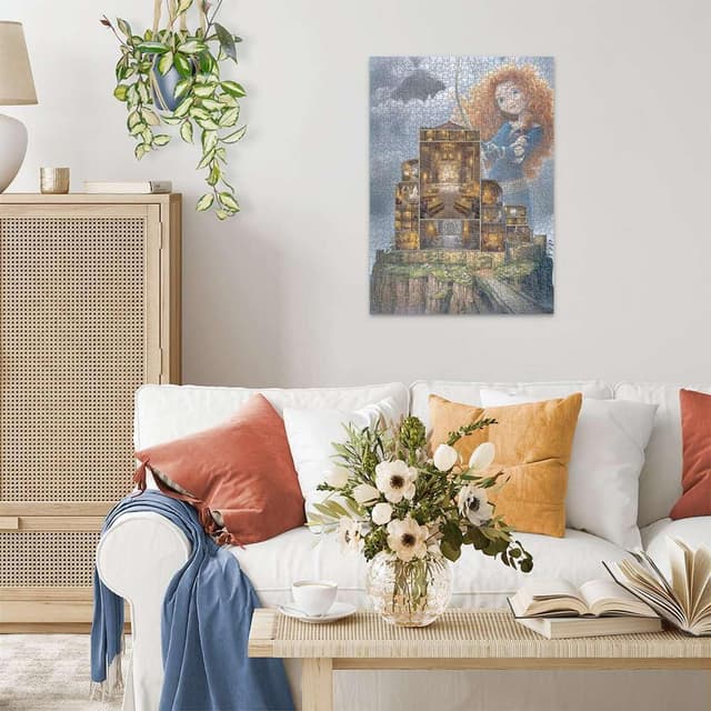 Detalle 2 de Ravensburger Puzzle 17335 « Merida » 1000 pièces Disney Castle Collection (dès 14 ans)