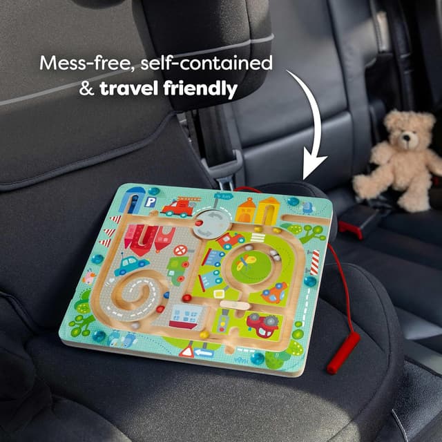 Thumbnail 3 de HABA Busy Board for Toddlers 2-4 Magnetic Maze Toy