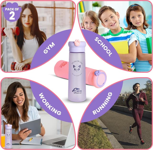 Thumbnail 6 de Aqua Homie water bottle 530ml leakproof