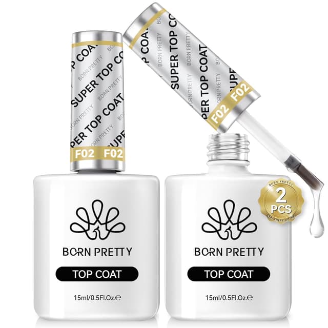 Imagen de Born Pretty No Wipe Super Top Coat Gel UV 2X15ML en OfertitasTOP