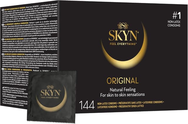 Detalle de Skyn Original Lot de 144 préservatifs sans latex 53 mm 🩲