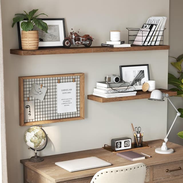 Detalle 2 de VASAGLE Estante Flotante de Pared - Decoración y Marcos