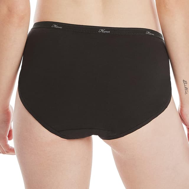 Detalle 2 de Hanes Women’s Underwear 10-Pack – Full-Coverage Cotton Blend Panties with Moisture-Wicking