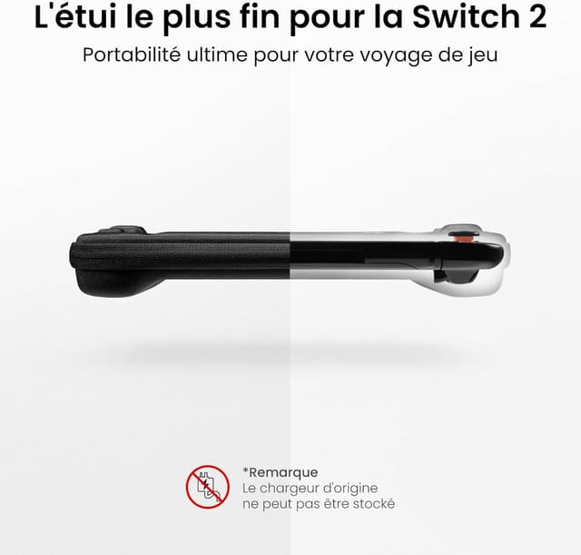 Detalle de TOMTOC Étui rigide pour Nintendo Switch 2 (2025) avec protection et 12 cartouches