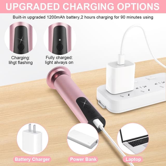 Thumbnail 5 de ACWOO Electric Foot File 6‑Speed