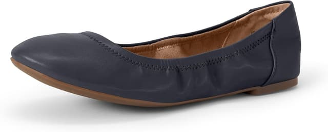 Detalle de Ballerines Amazon Essentials Femme Belice à enfiler : confort mousse à mémoire de forme et talon assoupli