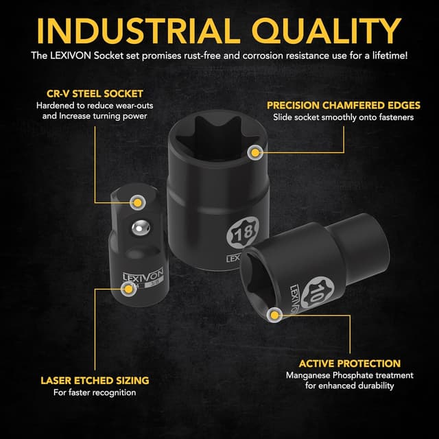 Thumbnail 3 de LEXIVON E-TORX Socket Set LX-147
