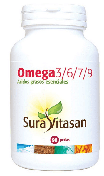 Detalle de Sura Vitasan Omega 3-6-7-9 🐟 90 Perlas
