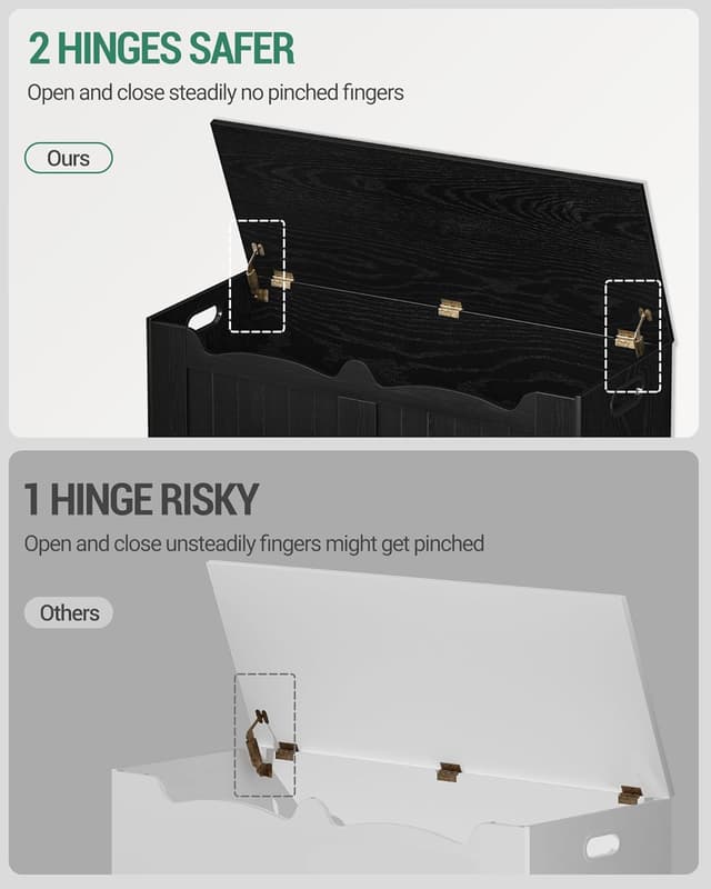 Detalle 1 de Hzuaneri Banc de rangement 100,1 cm