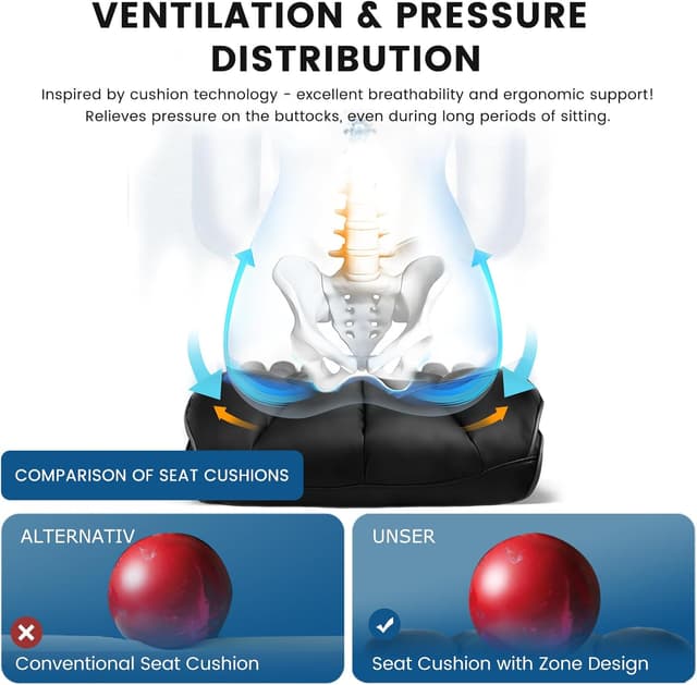 Thumbnail 6 de GTPLAYER Silla Gaming Ergonómica Negro 160 kg