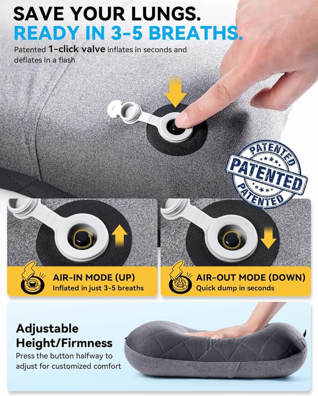 Detalle de Hikenture Ultralight Camping Pillow