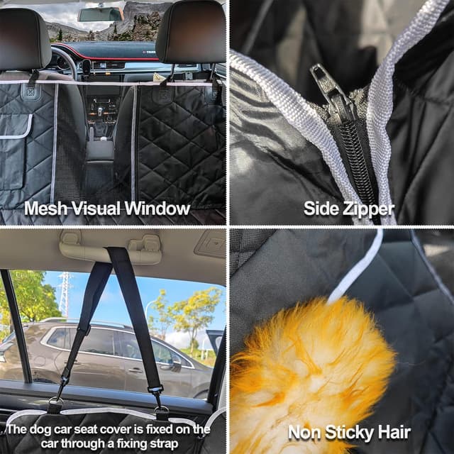 Thumbnail 5 de VSPETCC Dog Car Seat Cover 100% Waterproof