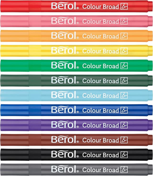 Thumbnail 1 de Berol Felt Tip Colouring Pens 1.2mm