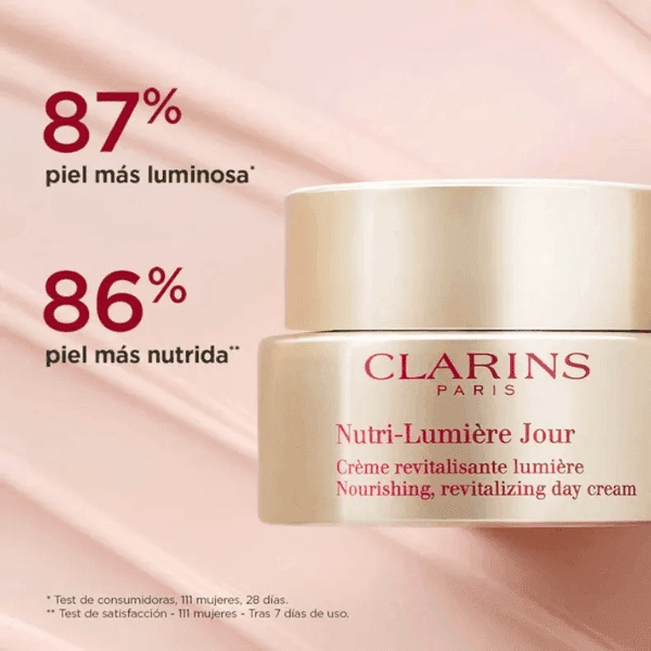 Detalle 2 de Clarins Nutri‑Lumière Crema de Día 50 ml 💆♀