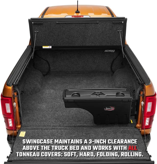 Thumbnail 6 de UnderCover SwingCase Truck Bed Storage Box (SC203D) for 2015-2020 Ford F-150 Driver Side, Black