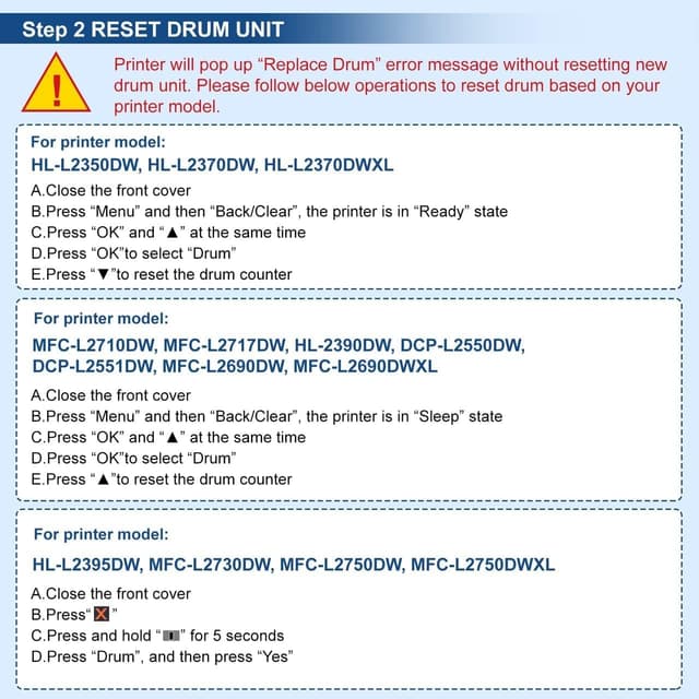 Thumbnail 3 de Brother Tamburo DR2400 DR-2400 per stampanti