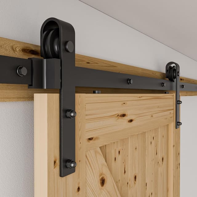 Detalle de Sliding barn door hardware kit 200cm track