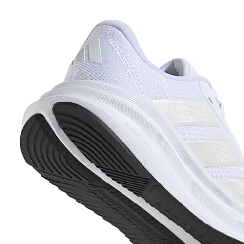 Detalle de adidas Galaxy 7 para mujer (Cloud White/Zero Metalic/Core Black) – Zapatillas de running con mediasuela Cloudfoam