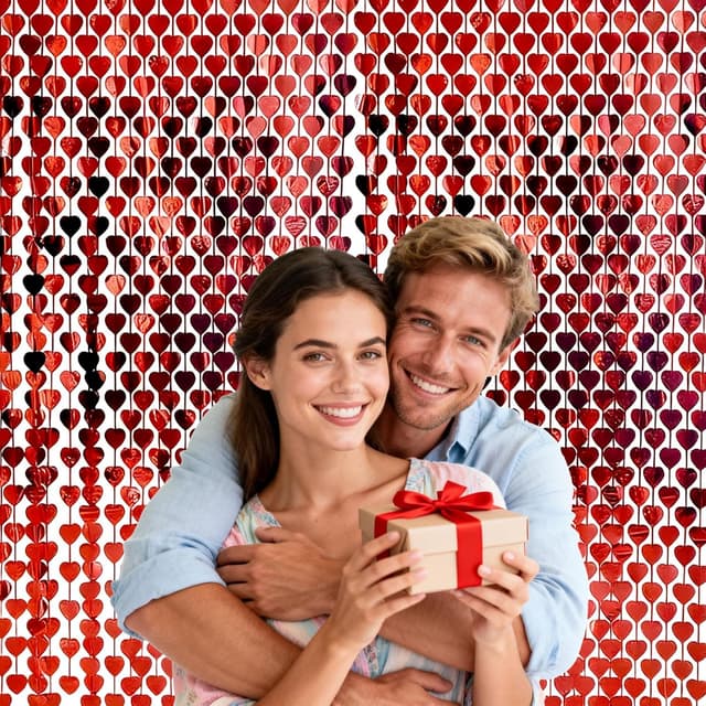 Thumbnail 6 de Vsosfiza 2-Pack St. Patrick’s Day Clover Streamer Curtains (Green Shamrock) for Party, Photo Booth & Classroom